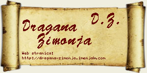 Dragana Zimonja vizit kartica
